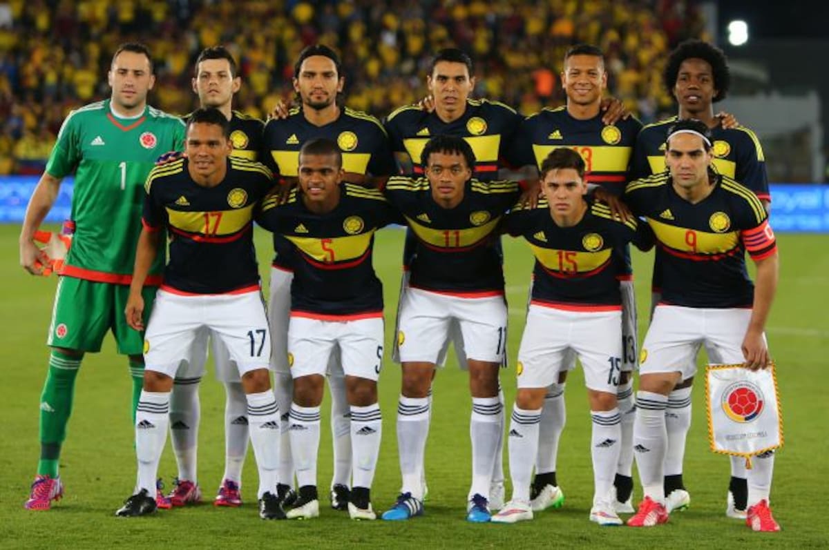 Selección Colombia durante partido amistoso. AFP MARWAN NAAMANI