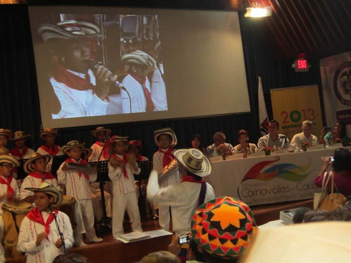 Los representantes de las carnestolendas de ocho países invitados se reunieron en Barranquilla. CORTESÍA