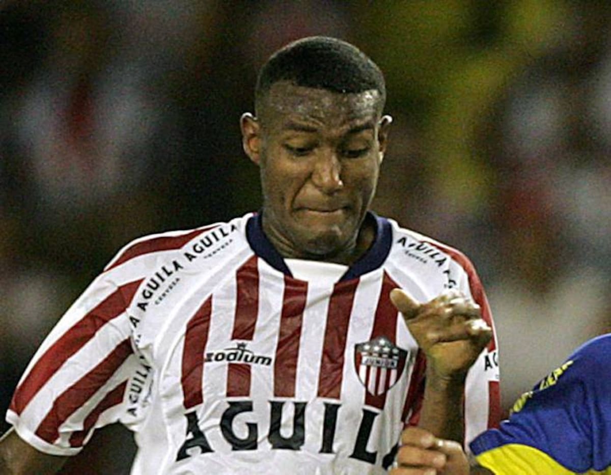 Cristian Racero, exjugador del Junior de Barranquilla. AFP RODRIGO ARANGUA