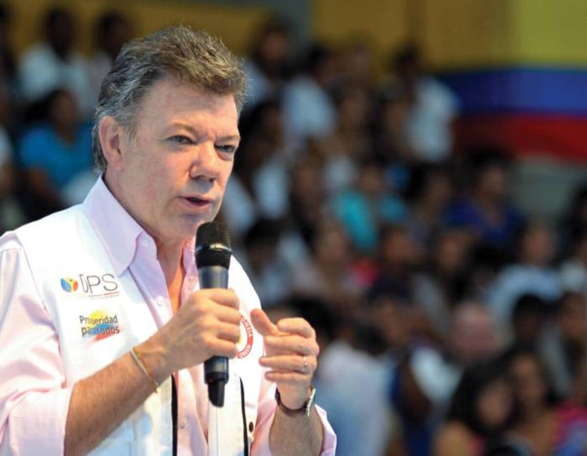 Juan Manuel Santos, presidente de Colombia. COLPRENSA