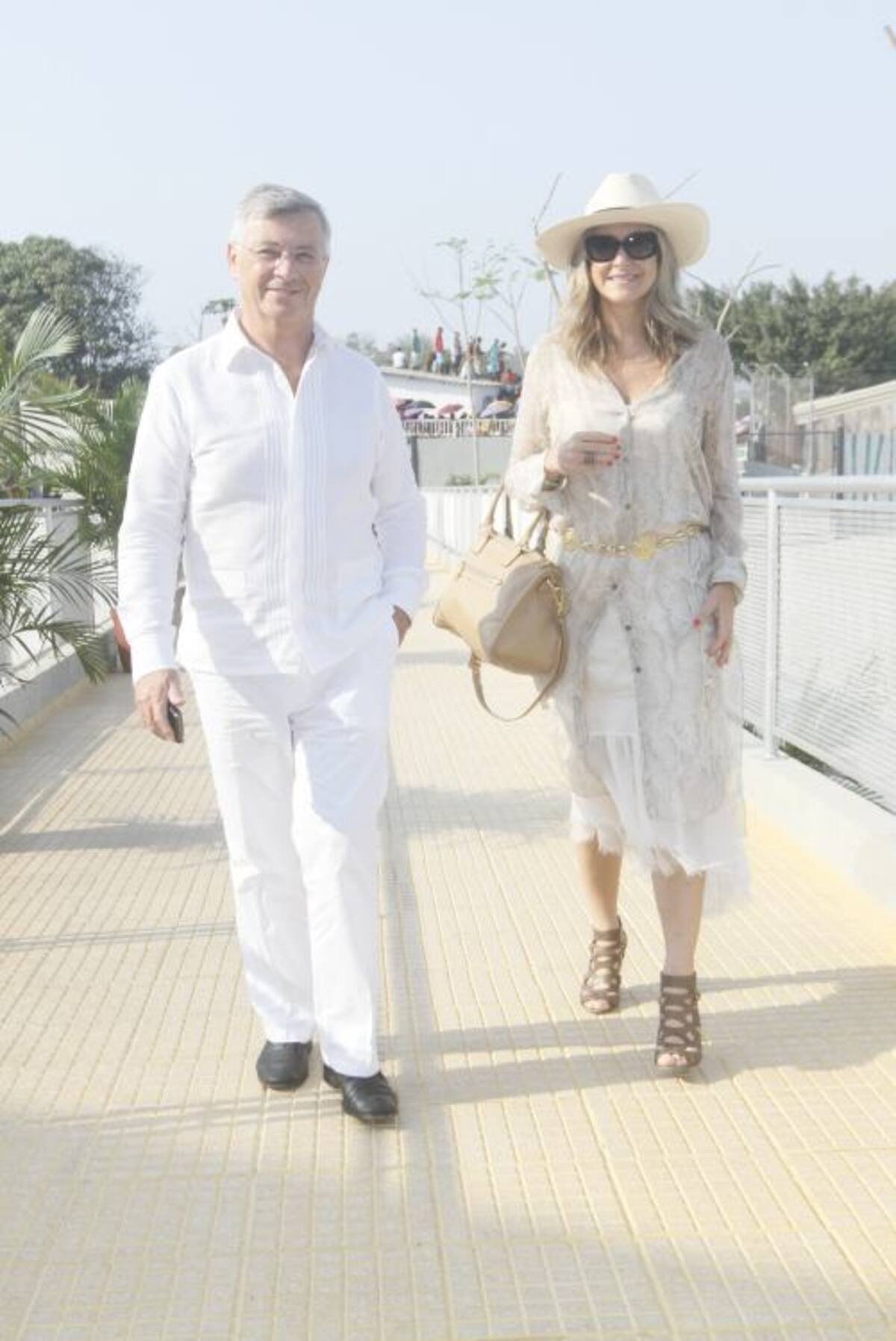 Richard Launay y Carmen Otero de Millán.