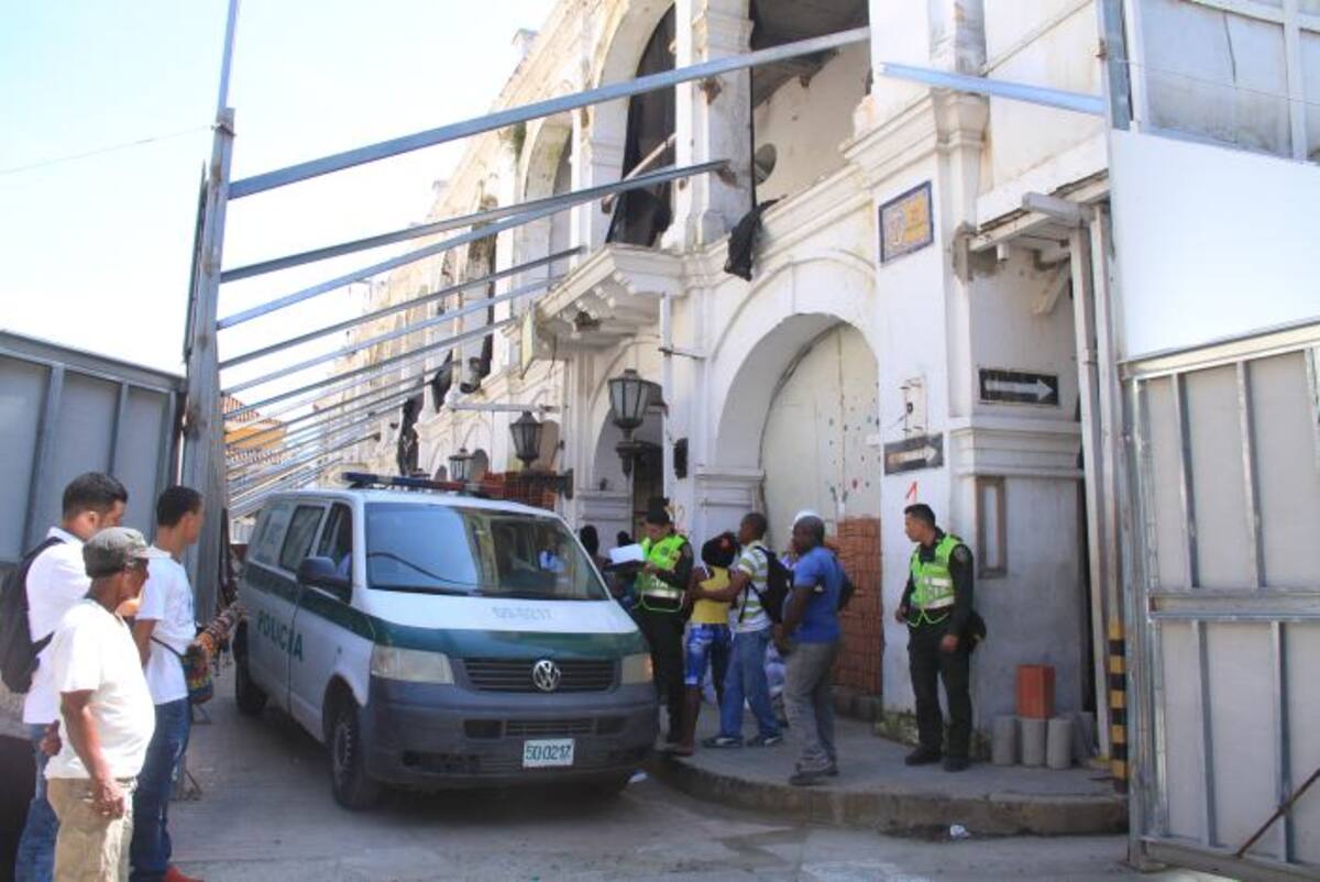 El accidente laboral ocurrió ayer en la mañana.