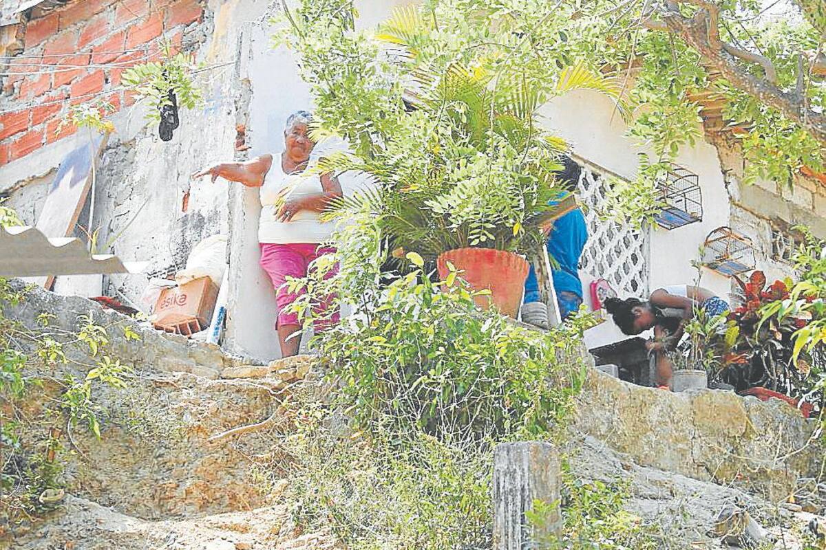 Tres casas amenazan con caerse en Nariño