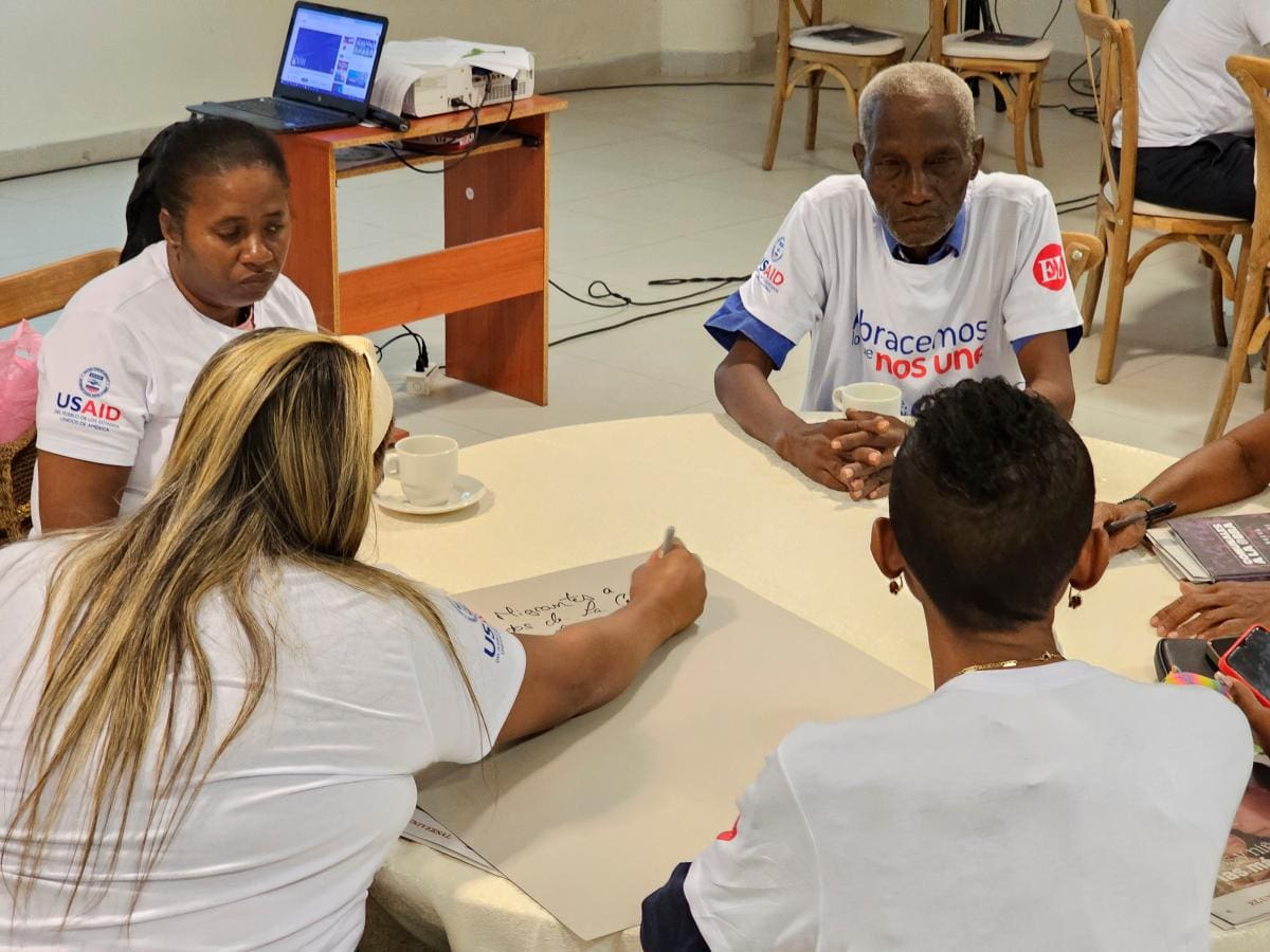 Líderes y lideresas trabajaron en conjunto por la integración en sus comunidades. //Foto: Diego Alonso Rosales Negrete