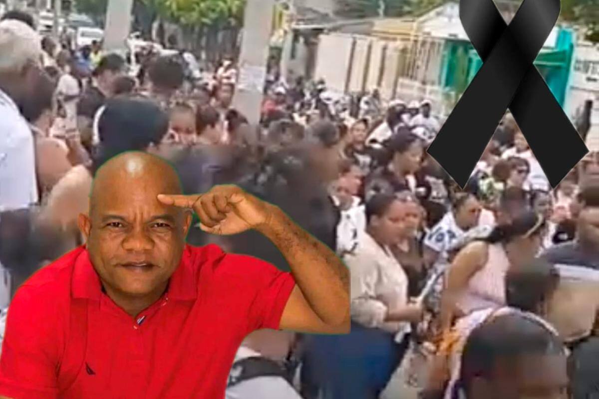 (Video) Multitudinaria despedida al ‘Sargento’ Meléndez, baleado por sicario