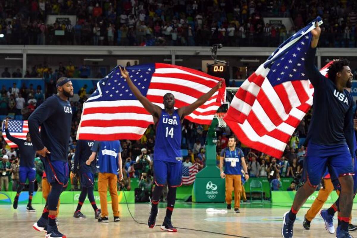 Estados Unidos se llevó el oro del baloncesto olímpico. AFP