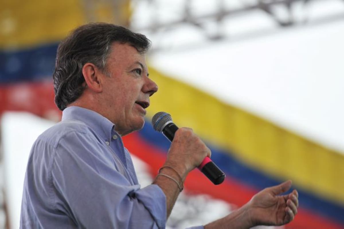 Juan Manuel Santos, presidente de Colombia. COLPRENSA