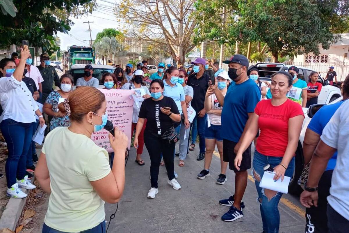 “Nos tienen pasando sed”: 430 casas sufren por fallas en el servicio de agua