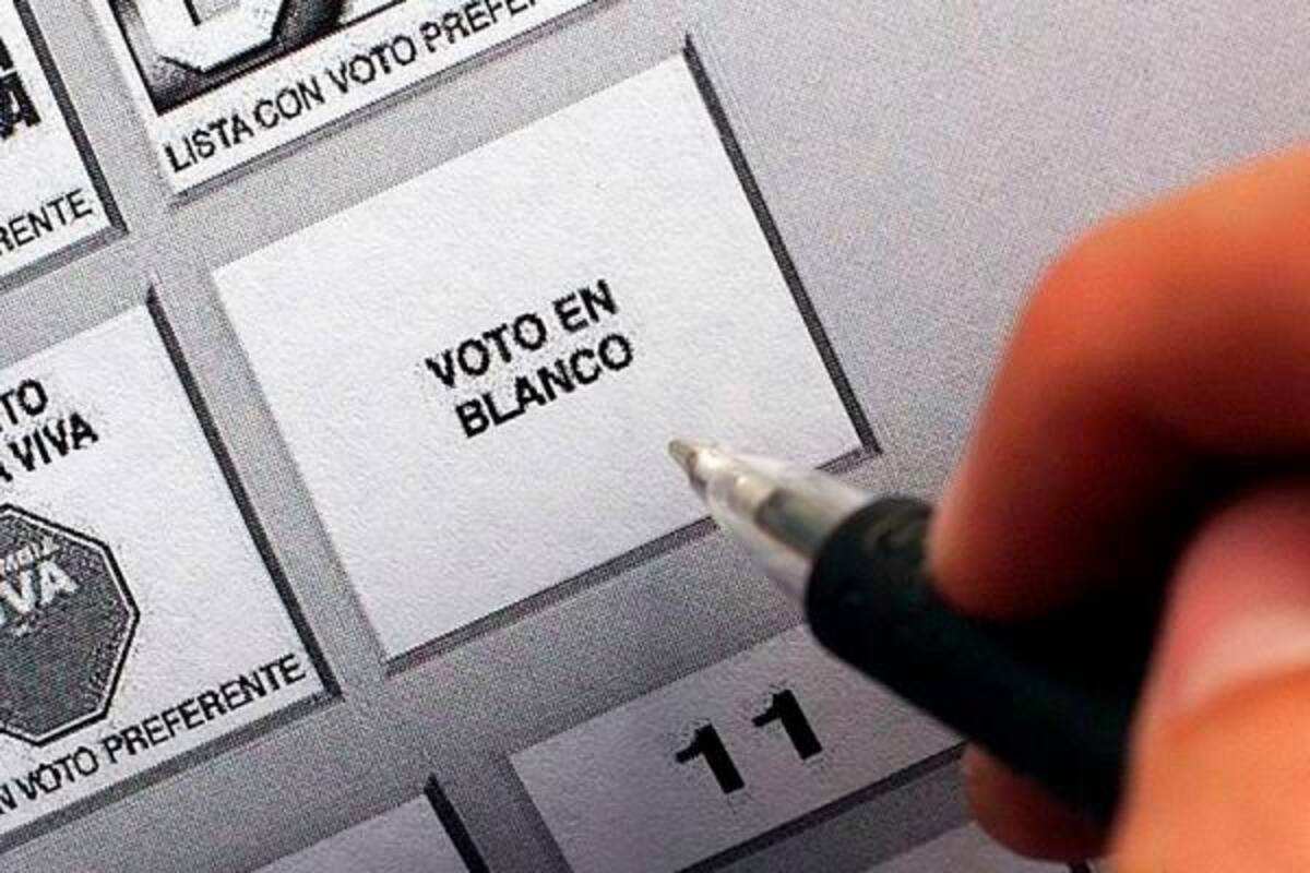 Piden que se respete el valor jurídico del voto en blanco
