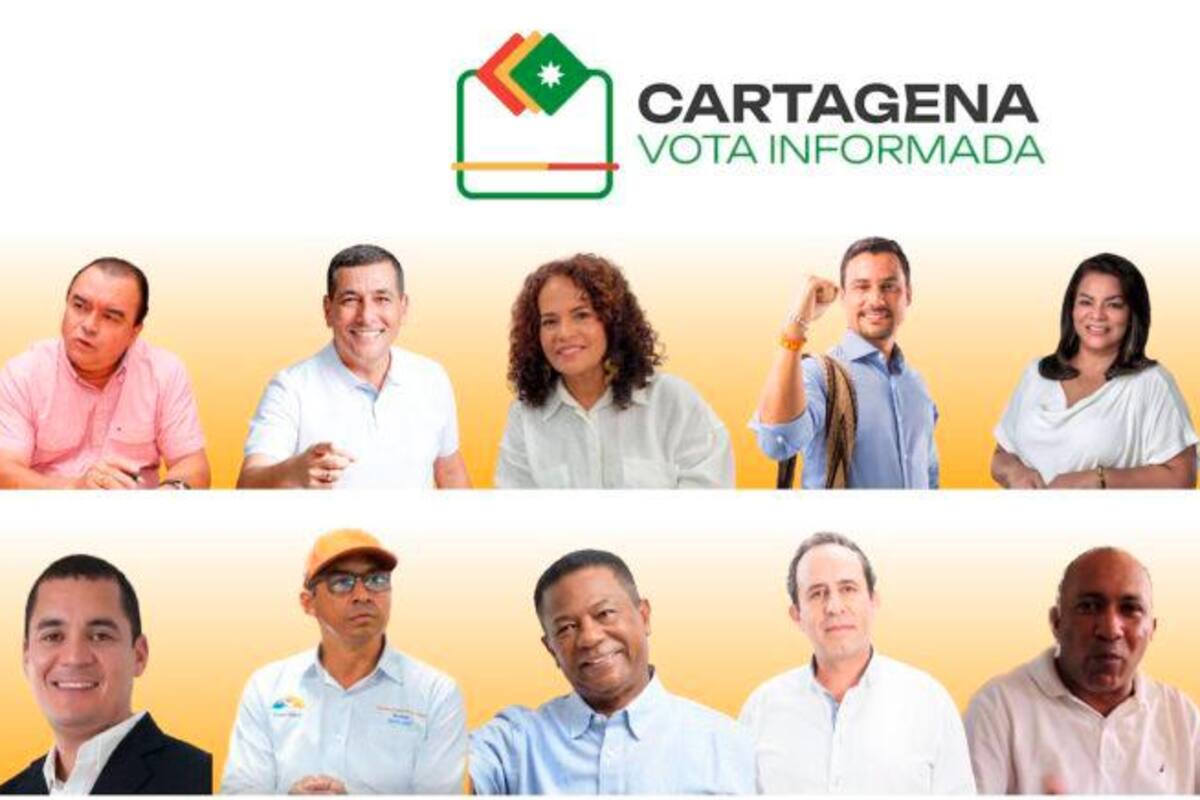 Entre estos 12 candidatos está el próximo alcalde de Cartagena