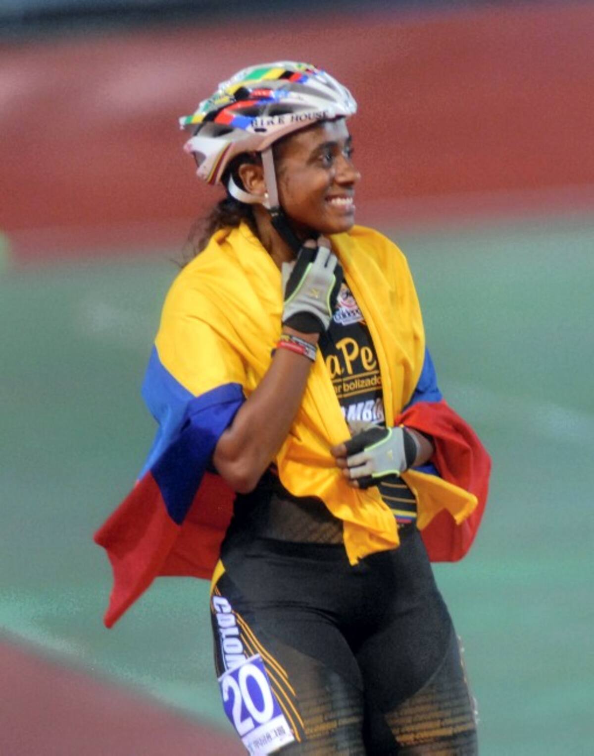 Yercy Puello, patinadora cartagenera. CORTESÍA