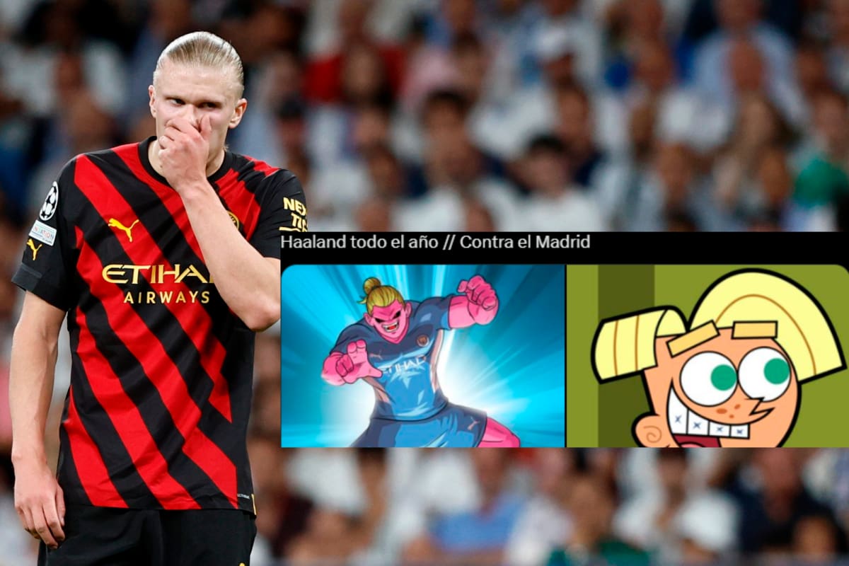 Memes a Haaland, ¿desapareció del partido por culpa de Rüdiger o del City?