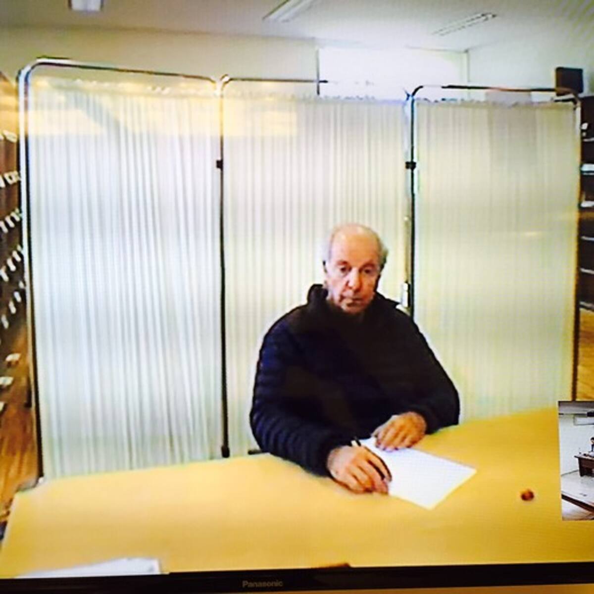 A través de videoconferencia Víctor Maldonado estuvo en la audiencia de imputación de cargos por caso Interbolsa. COLPRENSA