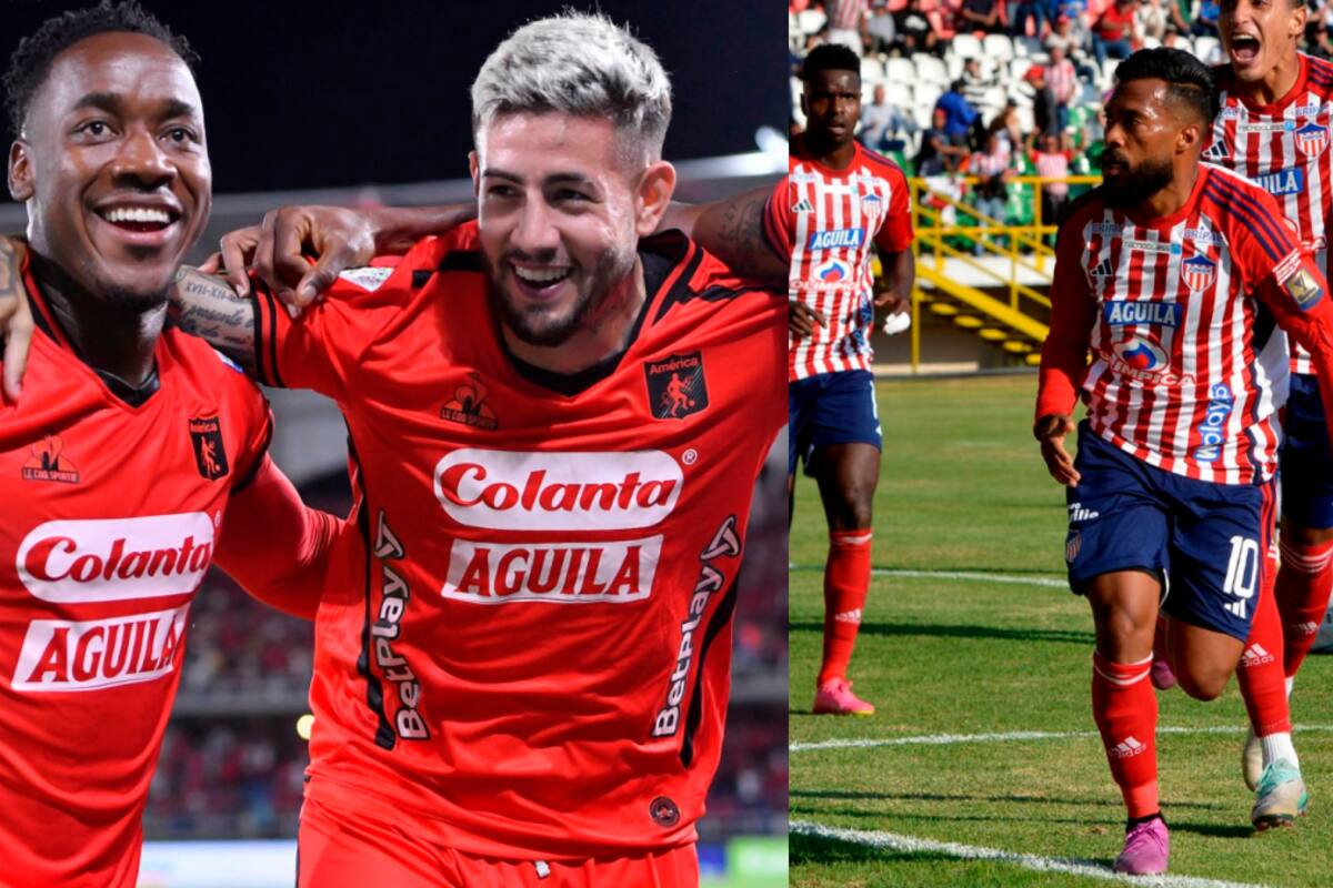 Junior salva un punto en el último minuto, y América golea a Nacional