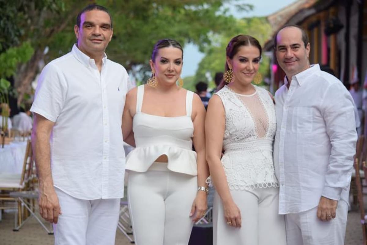 Guillermo Eljach, Claribel Mejía, Marisol Mejía y Miguel Cuéter. CORTESÍA