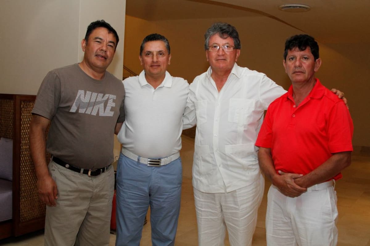 Luis Salamanca, Eduardo Suárez, Víctor Manuel Buitrago y Fernando Díaz.
