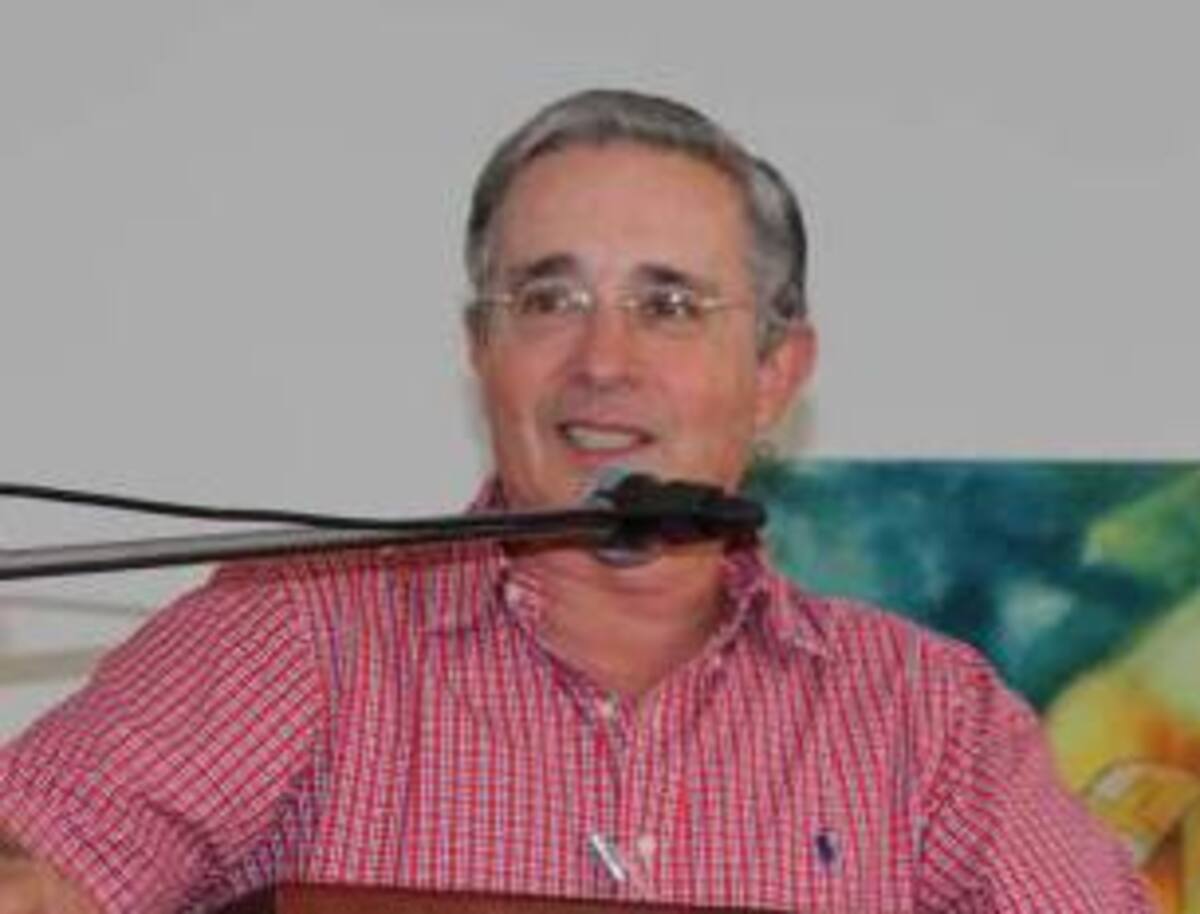 Álvaro Uribe Vélez, ex presidente de Colombia. EL UNIVERSAL