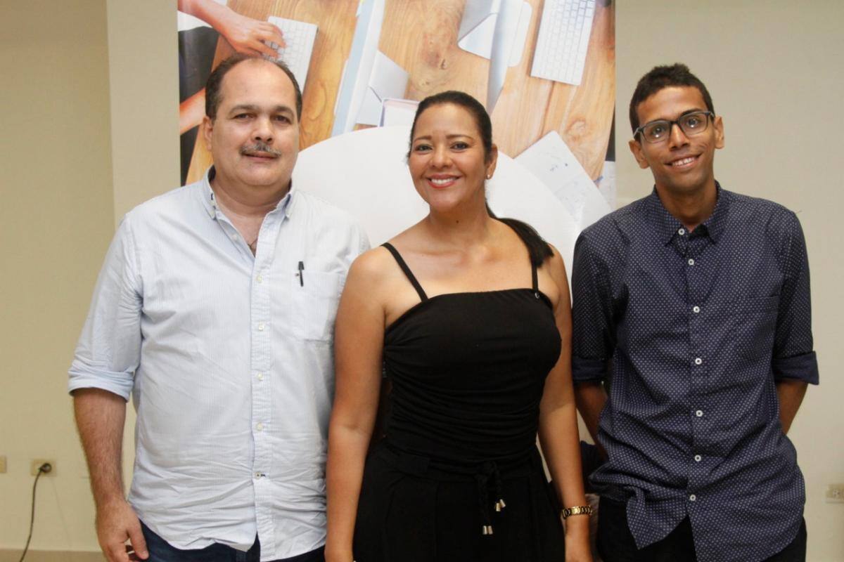 Carlos Nordmann, Orlina Mercado y Ariel Alejandro Aguilar Vélez.