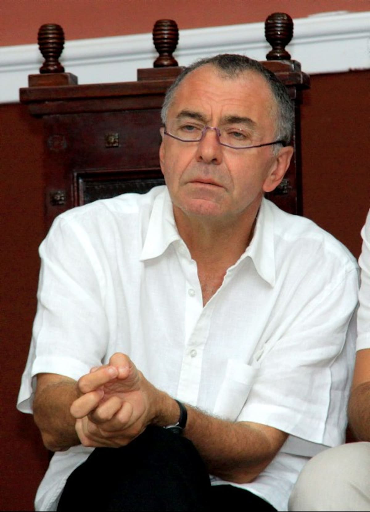 El filósofo Gilles Lipovetsky en su intervención en la Universidad de Cartagena.