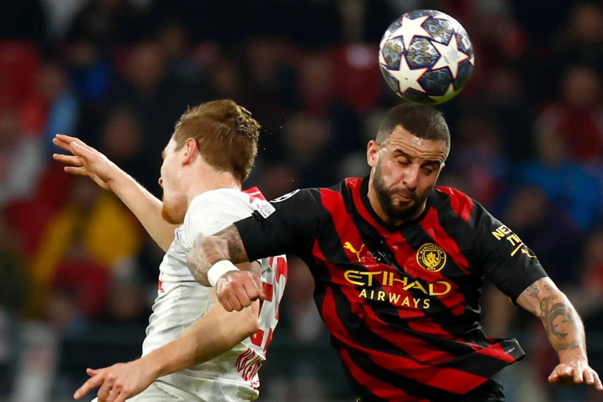 Así terminó el duelo entre el Leipzig y el Manchester City