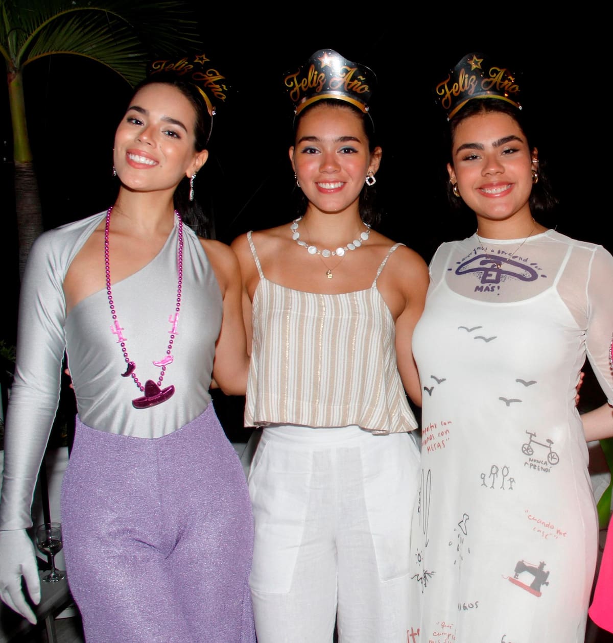 Gabriela Pareja, María Patricia Pareja y Diana Margarita Pareja.