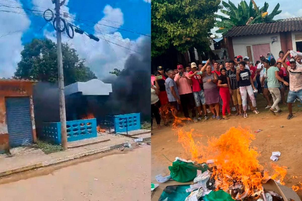 Aumenta tensión en Tiquisio, Bolívar: queman sede de la Registraduría