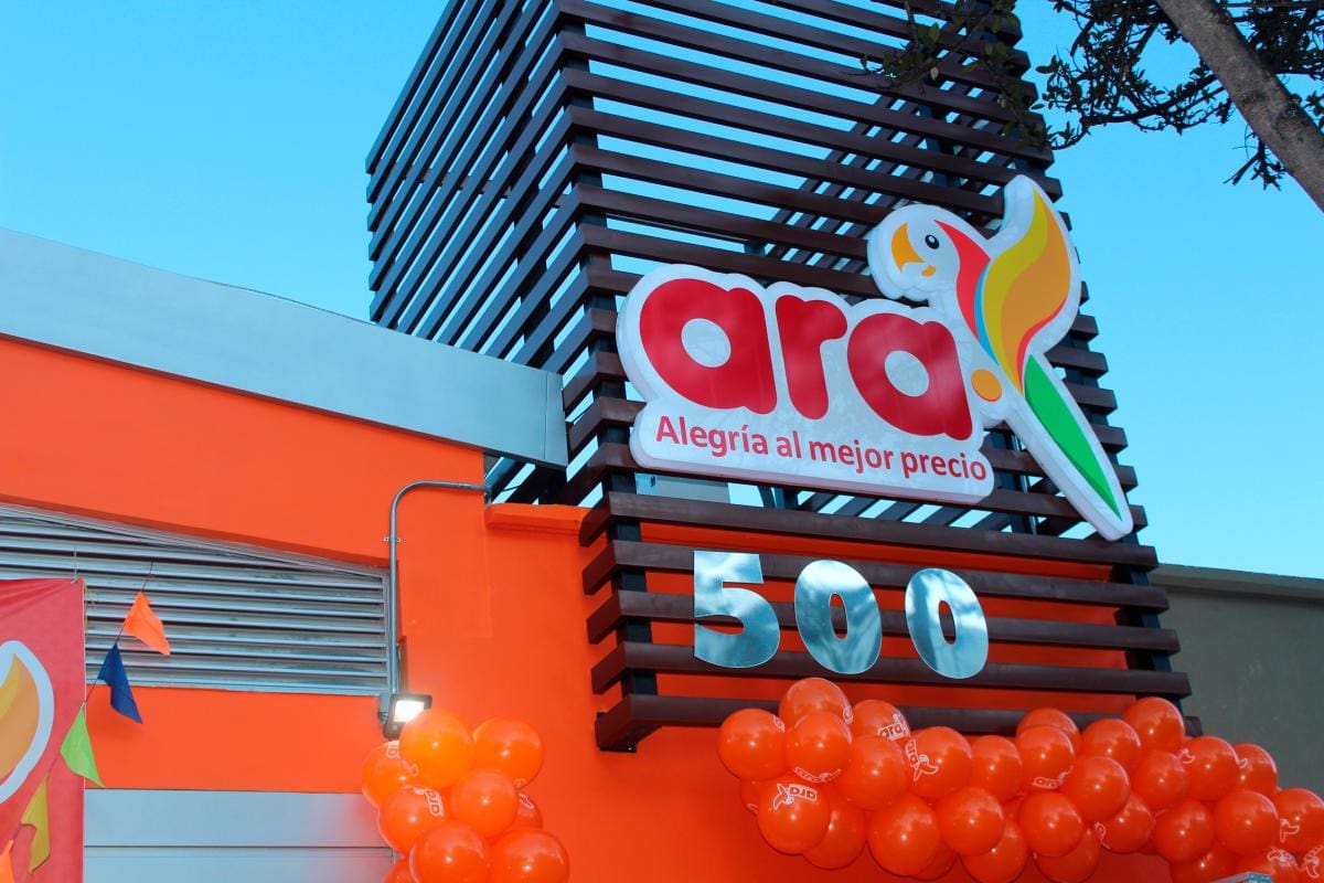 La cadena Ara tiene hoy en Colombia más de 1.100 tiendas.