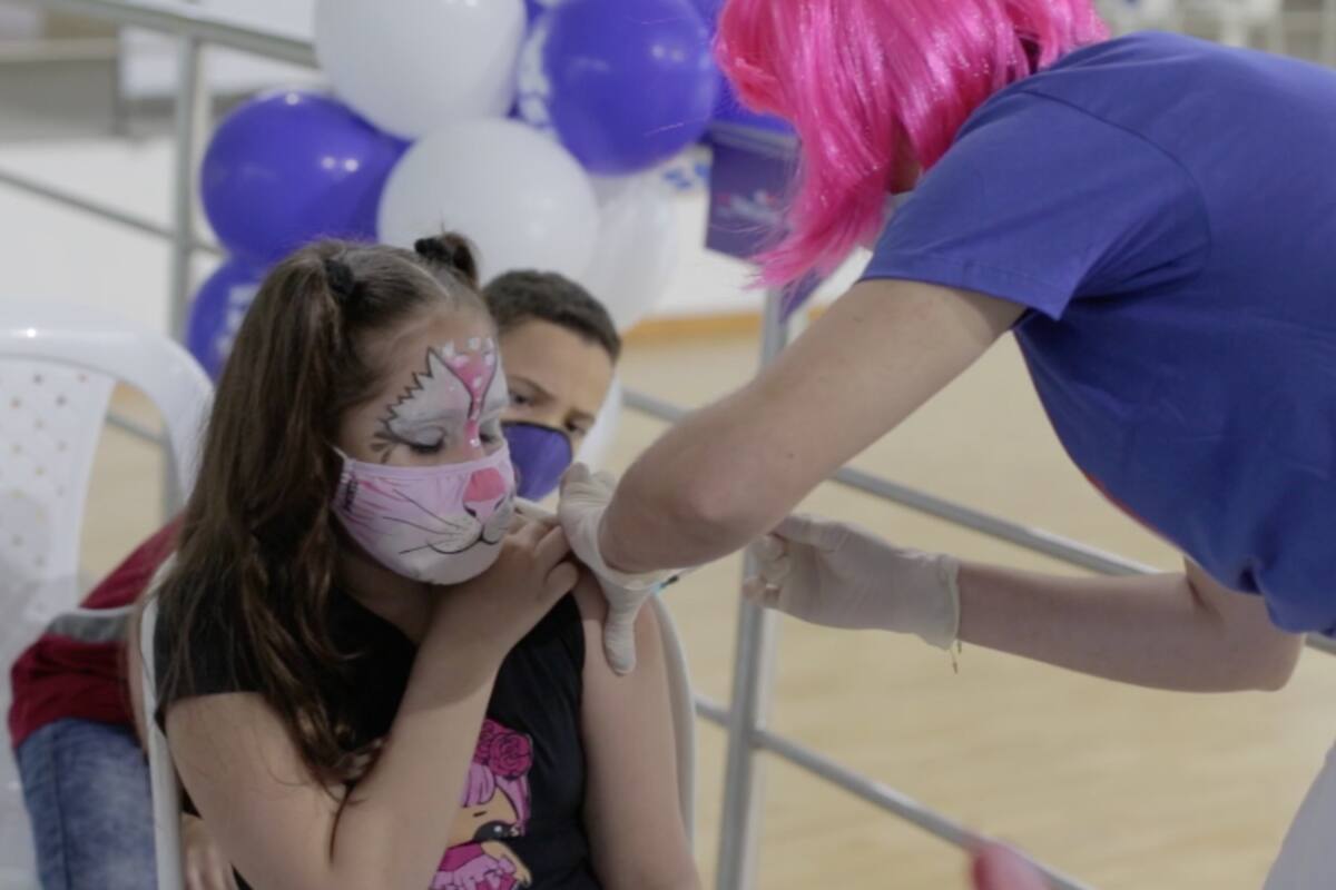 Niños se disfrazaron de superhéroes, princesas y 'animalitos' para vacunarse