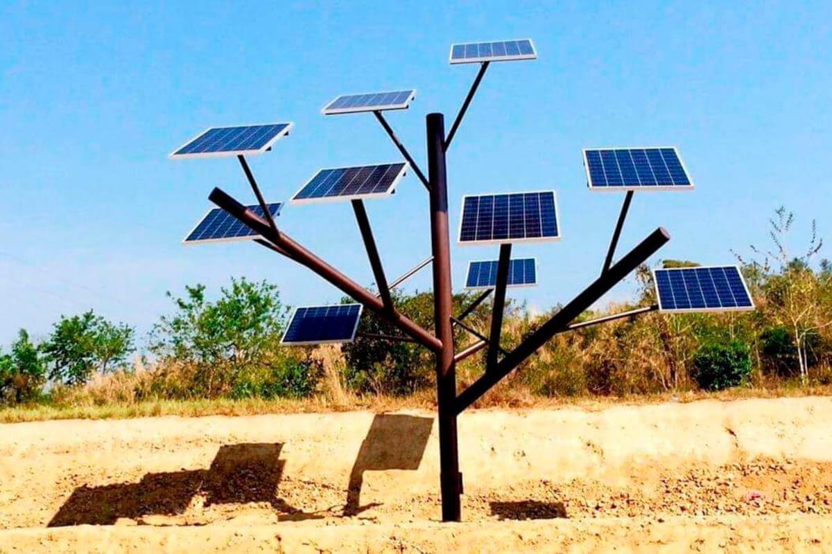 Cartagena tendrá un árbol hecho de paneles solares