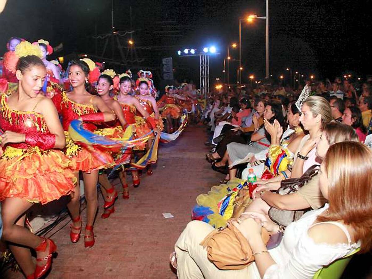 El público admiró la presentación de la Banda de Baranoa.