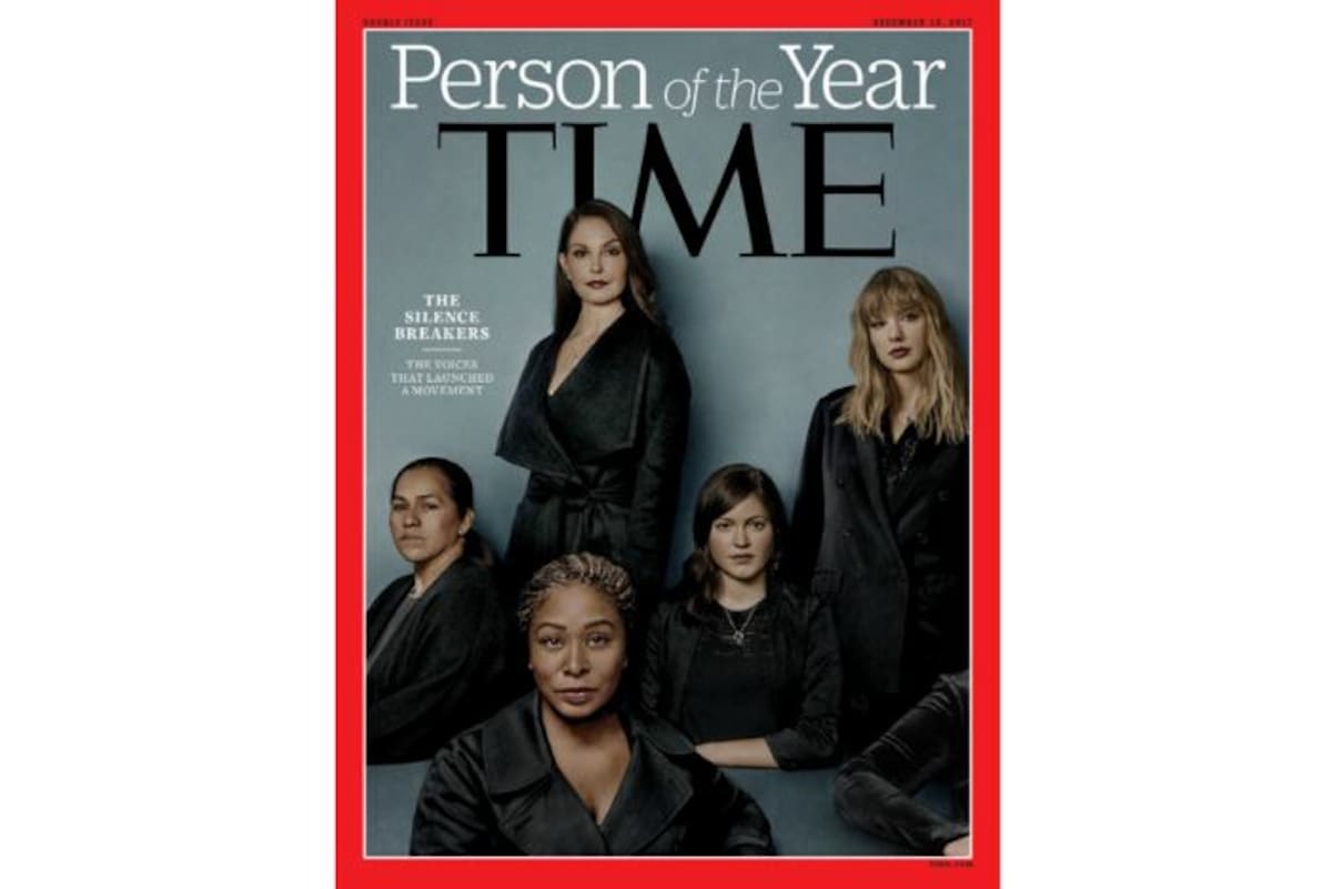 "Quienes rompieron el silencio", aquellos que han compartido sus historias de acoso y abuso sexual, fueron nombrados el miércoles Persona del Año por la revista Time. cortesia