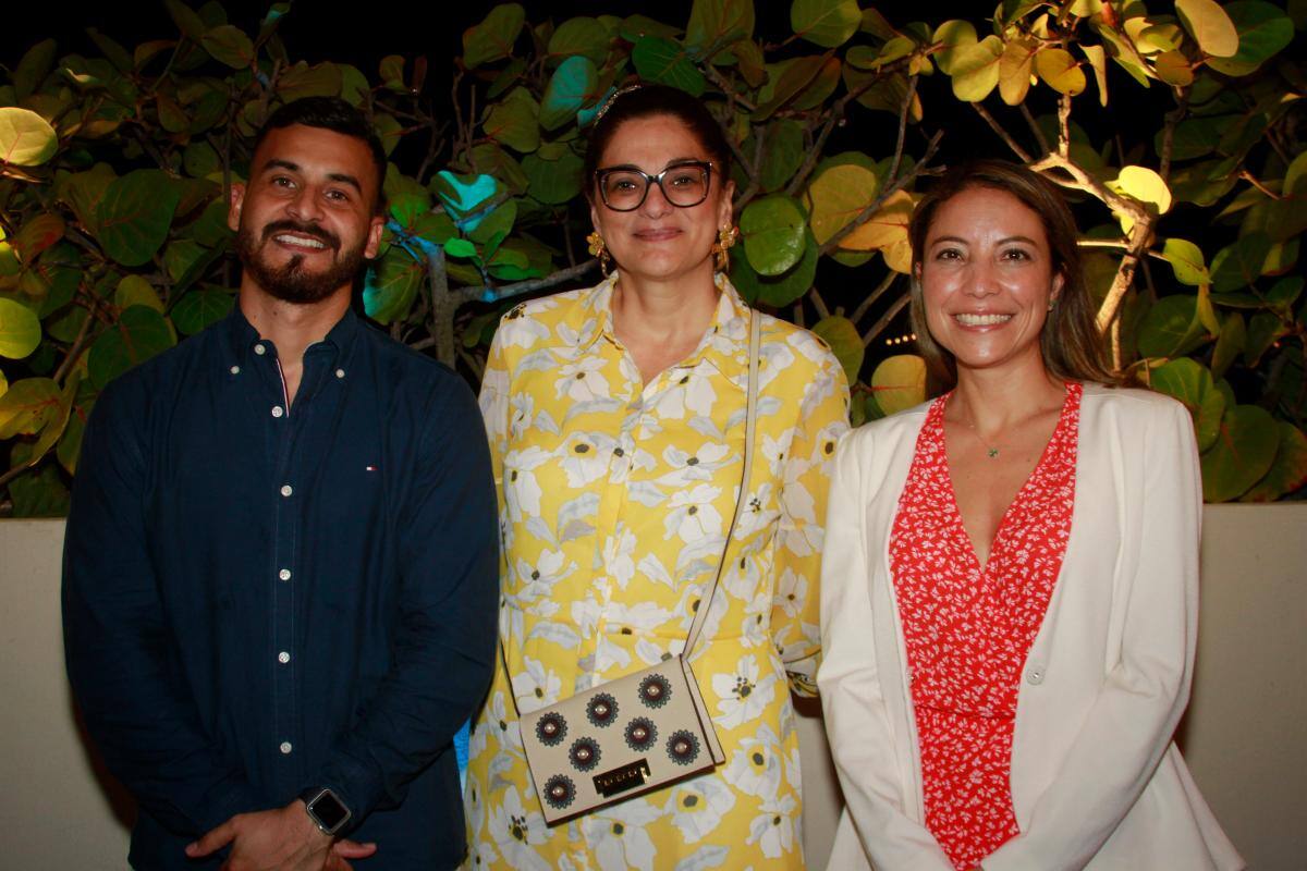 Juan Sebastián Sánchez, Mónica Fadul y Nathalia Rodríguez.