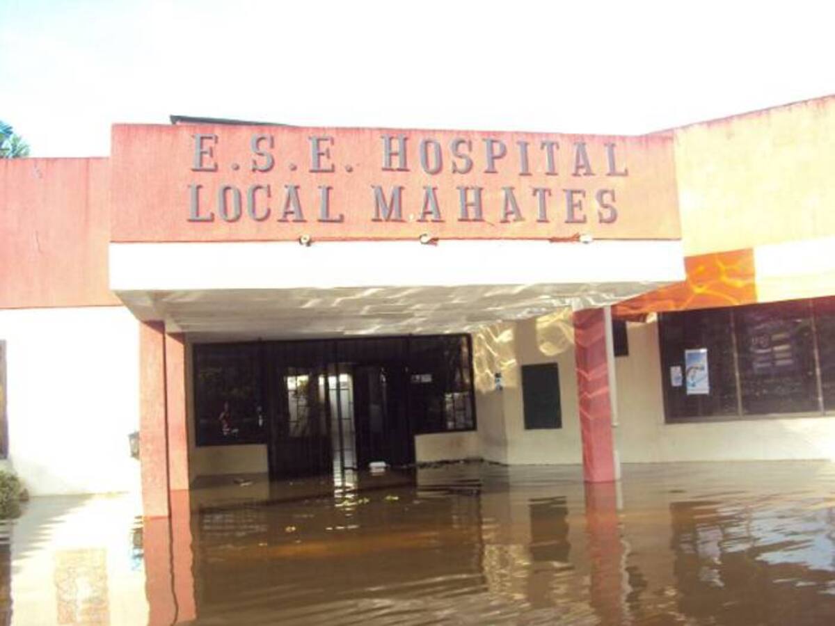 El Hospital de Mahates fue uno de los más afectados en la emergencia invernal de 2010. ARCHIVO