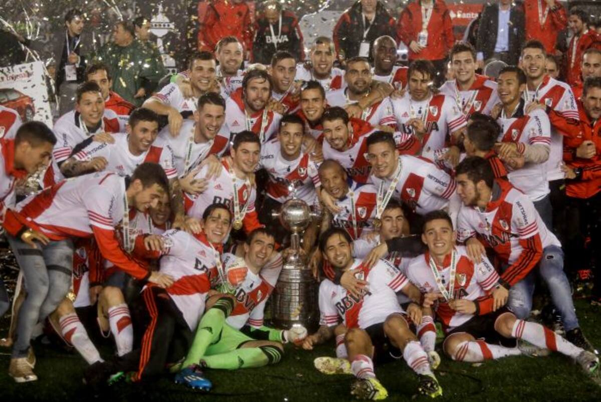 River Plate, campeón de la Copa Libertadores. AP Santiago Filipuzzi