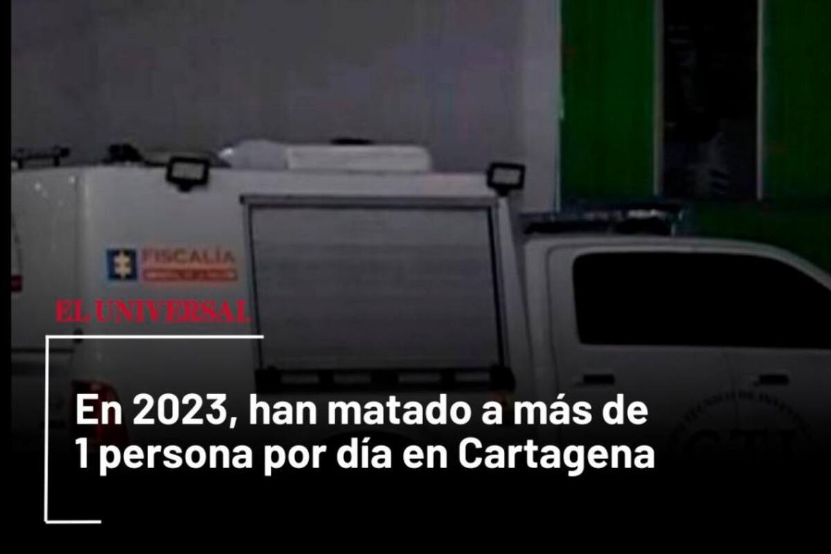 Video: en 2023, han matado a más de 1 persona por día en Cartagena