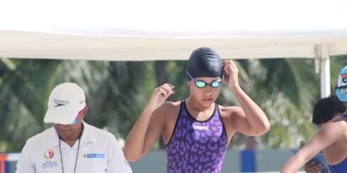 Isabella Caballero, con brazadas de mucha calidad se abre paso en Colombia