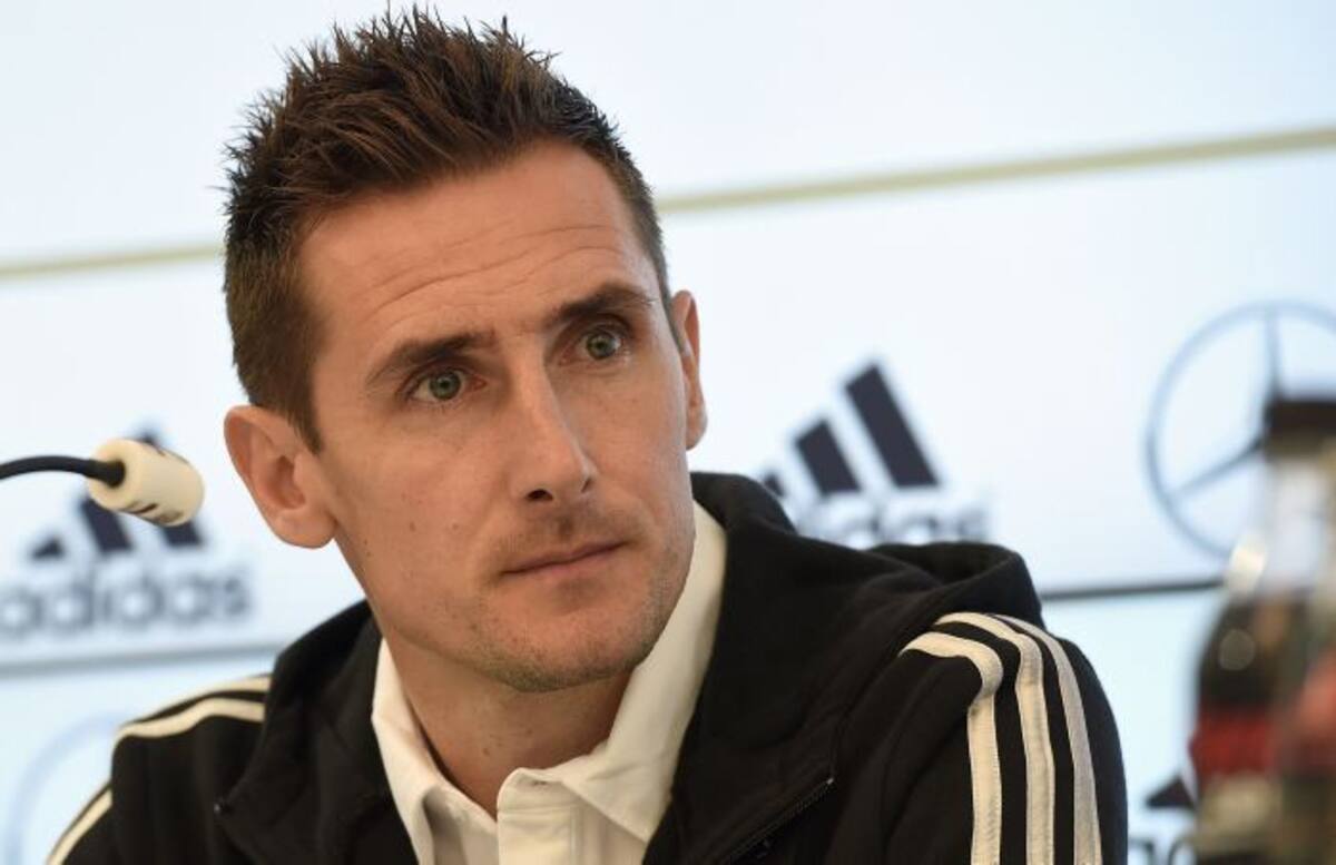 El jugador de la Selección Alemana, Miroslav Klose AFP PATRIK STOLLARZ