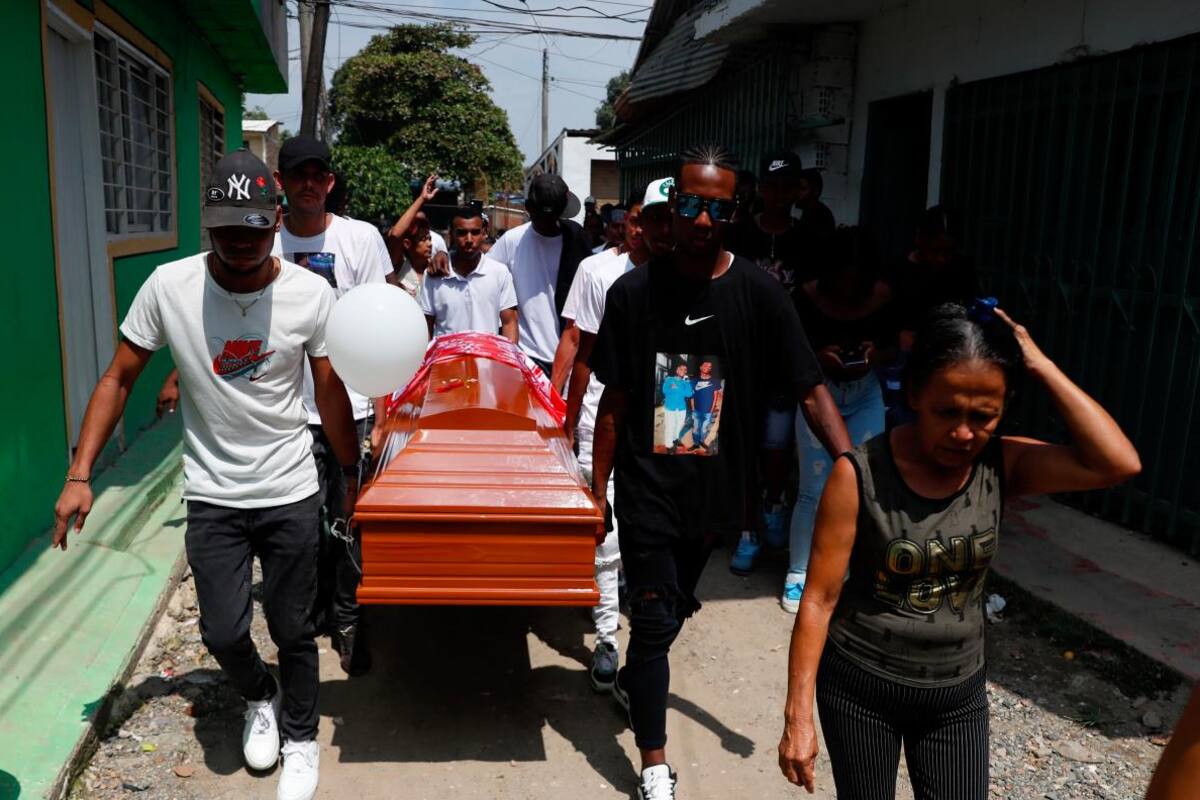 Jorelyn Carabalí le dio el último adiós a su hermano asesinado en Cali