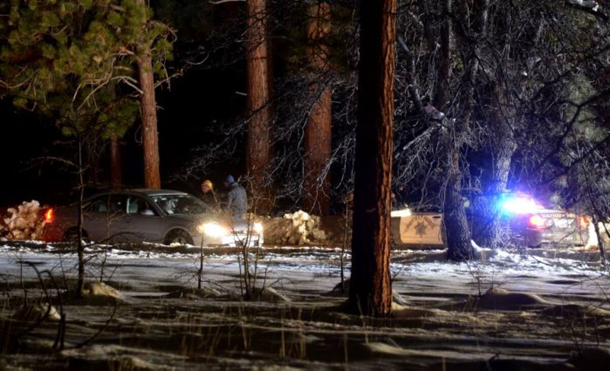 Sospechoso de tres asesinatos la semana pasada, la intensa cacería de Dorner se nutrió desde el jueves de más de 1.000 pistas y se concentró en Big Bear. AFP JOE KLAMAR
