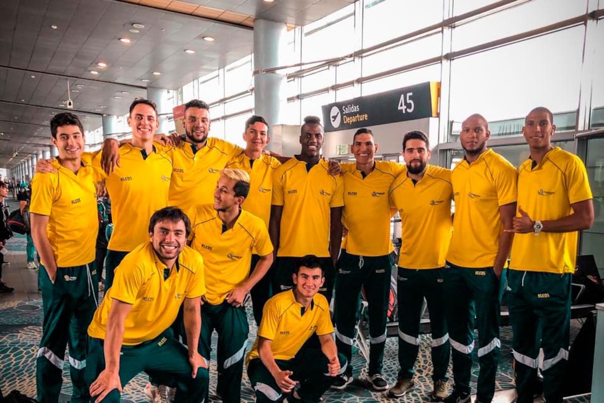 Tres bolivarenses viajaron a Perú con la Selección Colombia de voleibol masculino