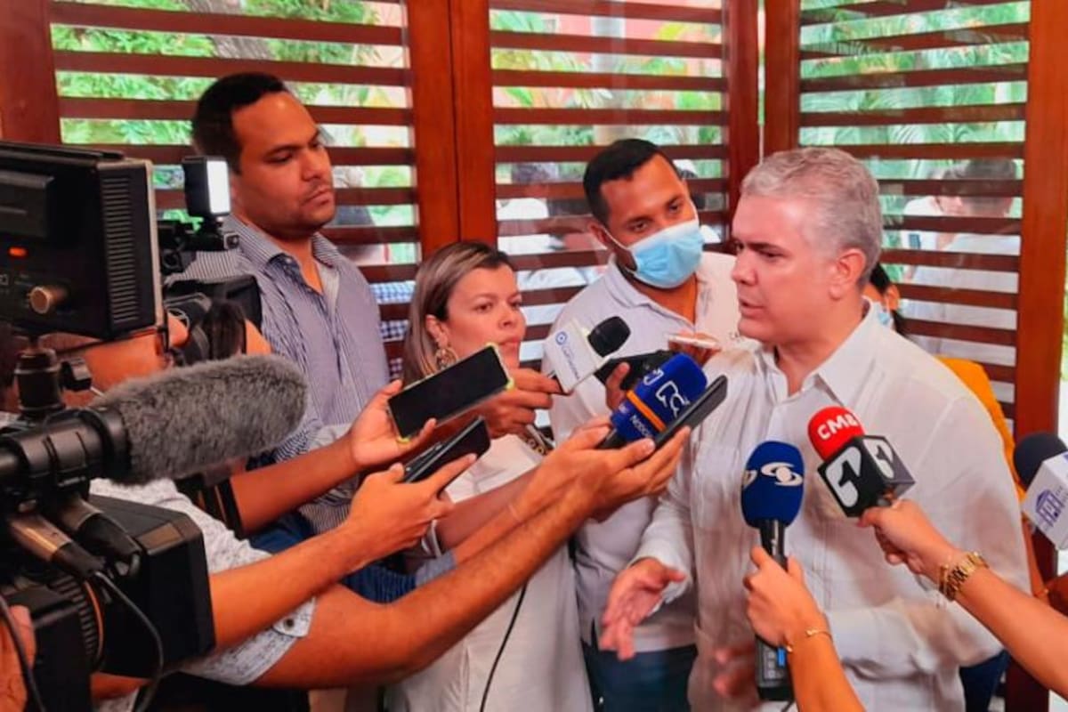 “No podemos decir que estamos en alerta roja”: Duque sobre tormenta tropical