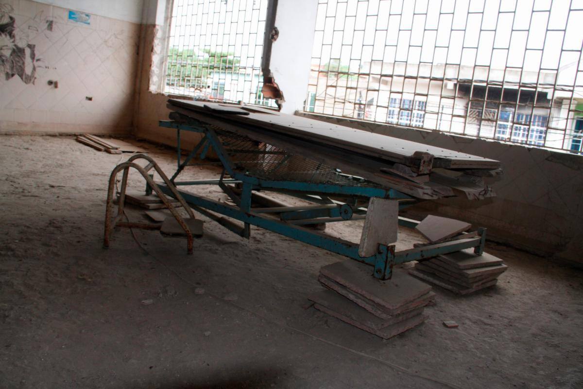 Temen que el CAP del barrio Nelson Mandela se desplome