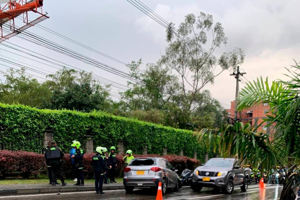 Doble homicidio en zona exclusiva de Medellín tras ataque sicarial