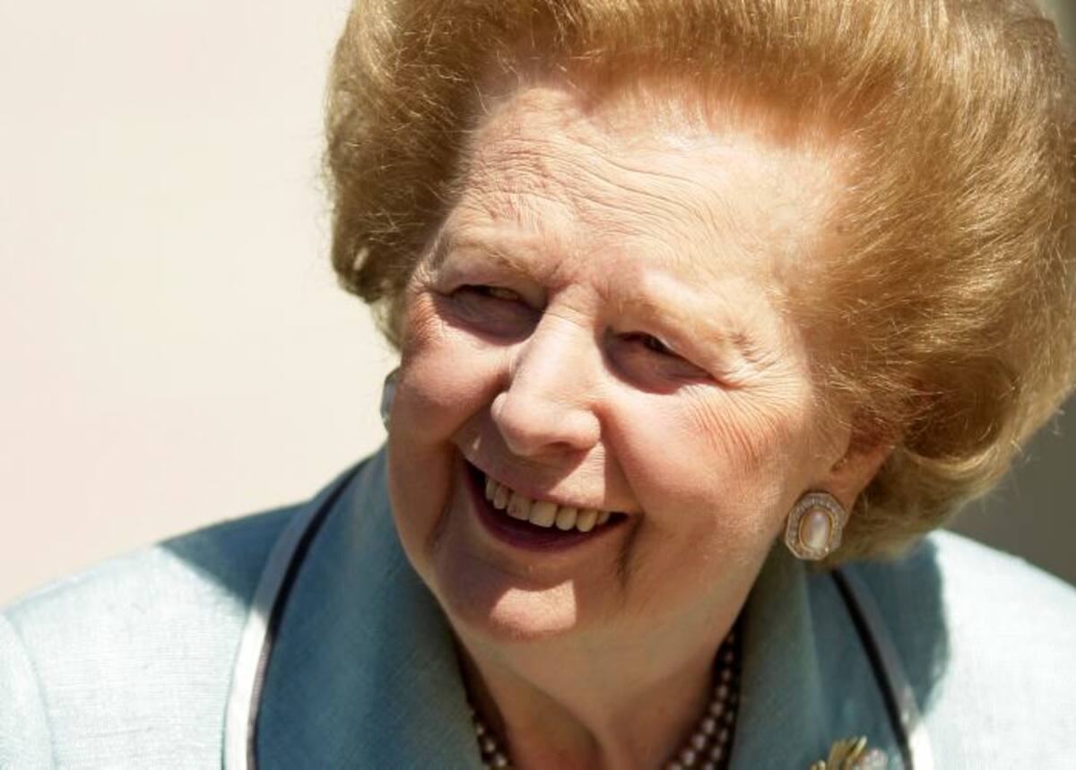 Margareth Thatcher, exprimera ministra británica. AFP SHAUN CURRY