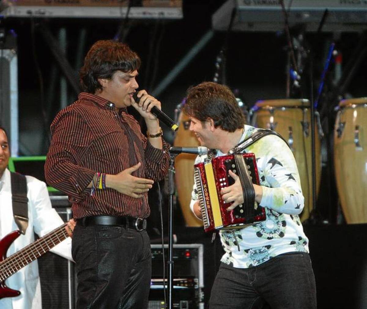 Silvestre Dangond y Juancho de la Espriella protagonizaron la última separación de duetos vallenatos. FOTOS ARCHIVO