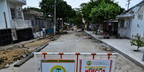 Así avanza la obra que conectará a Ciudadela 2000 y San Fernando en Cartagena