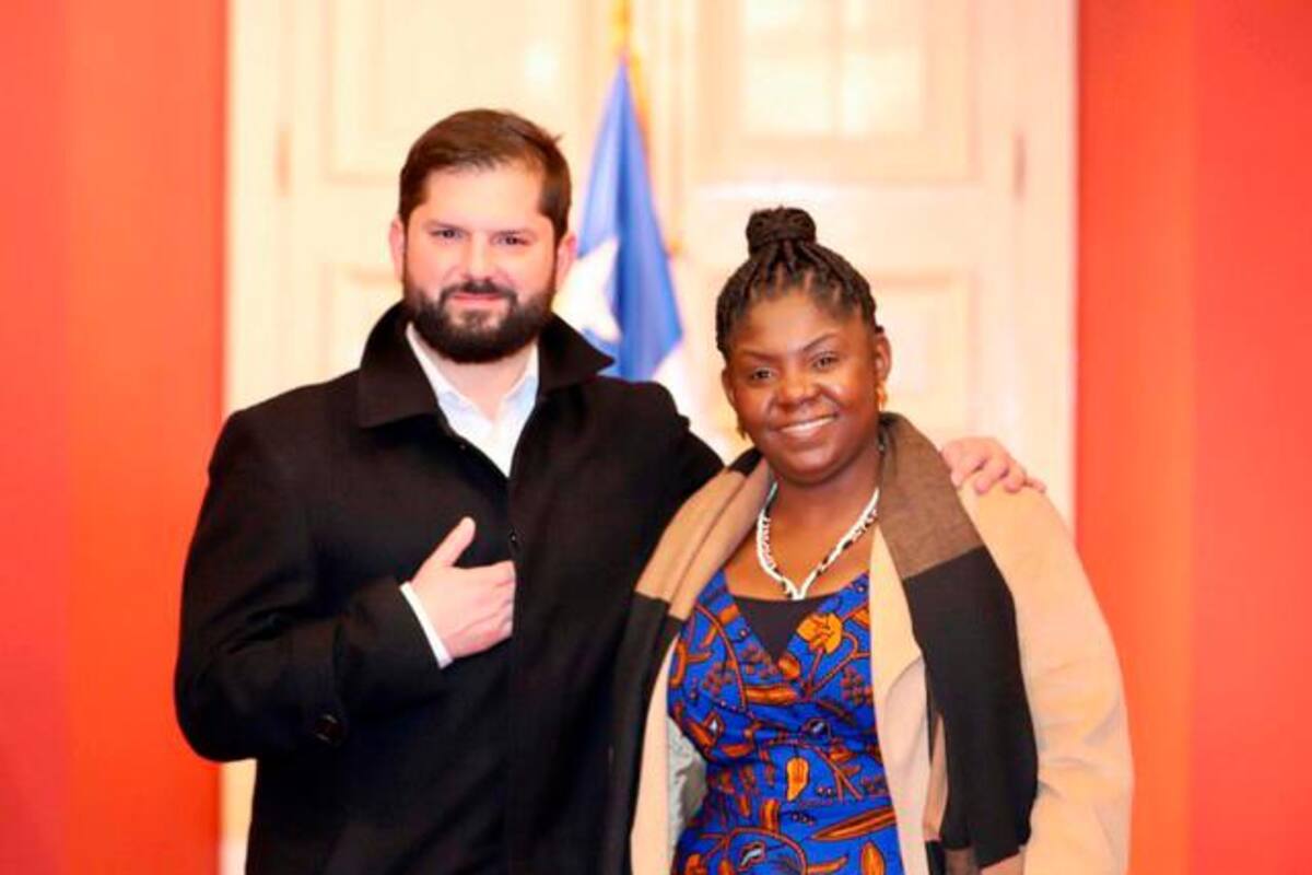 Francia Márquez se reunió con Gabriel Boric en Chile