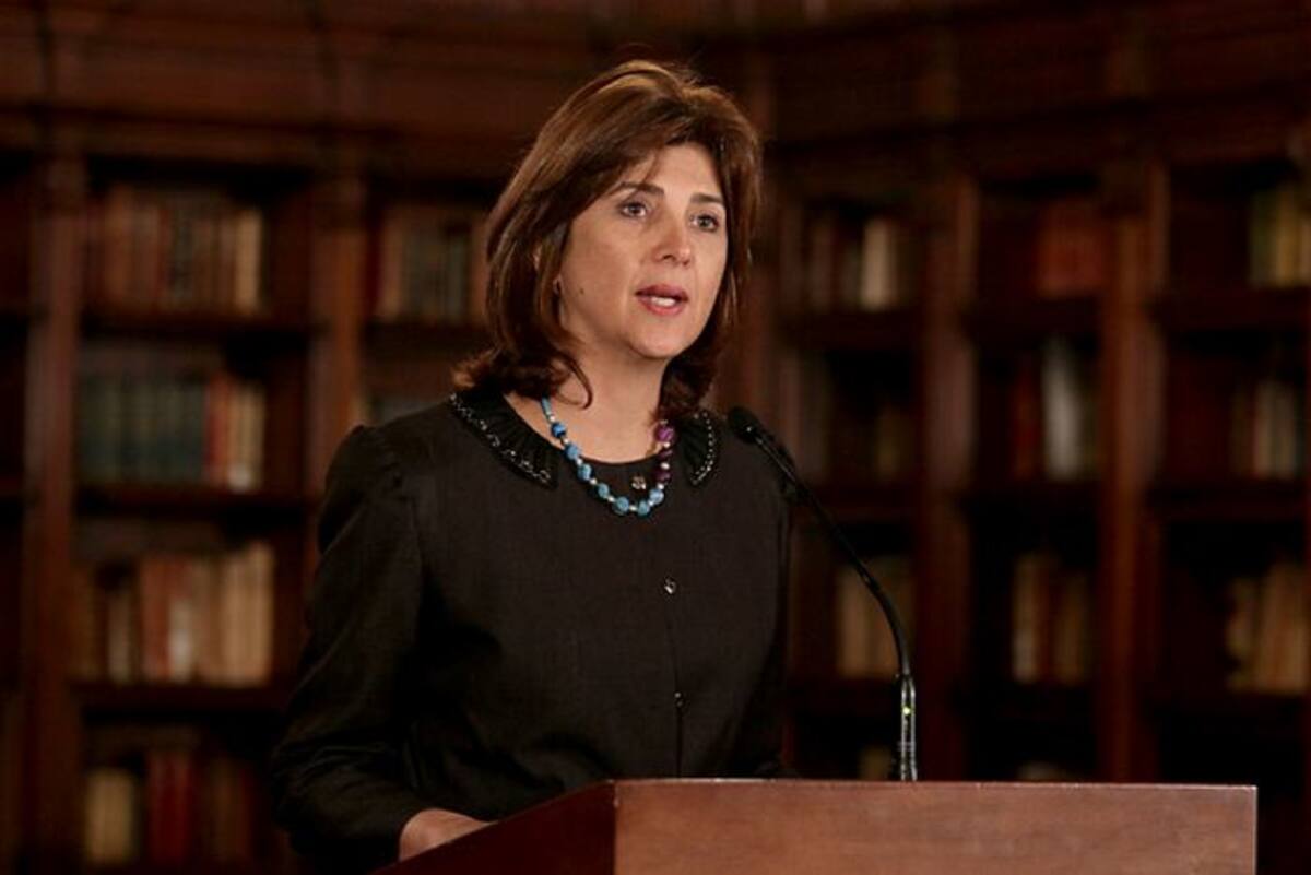 María Ángela Holguín, ministra de Relaciones Exteriores. COLPRENSA