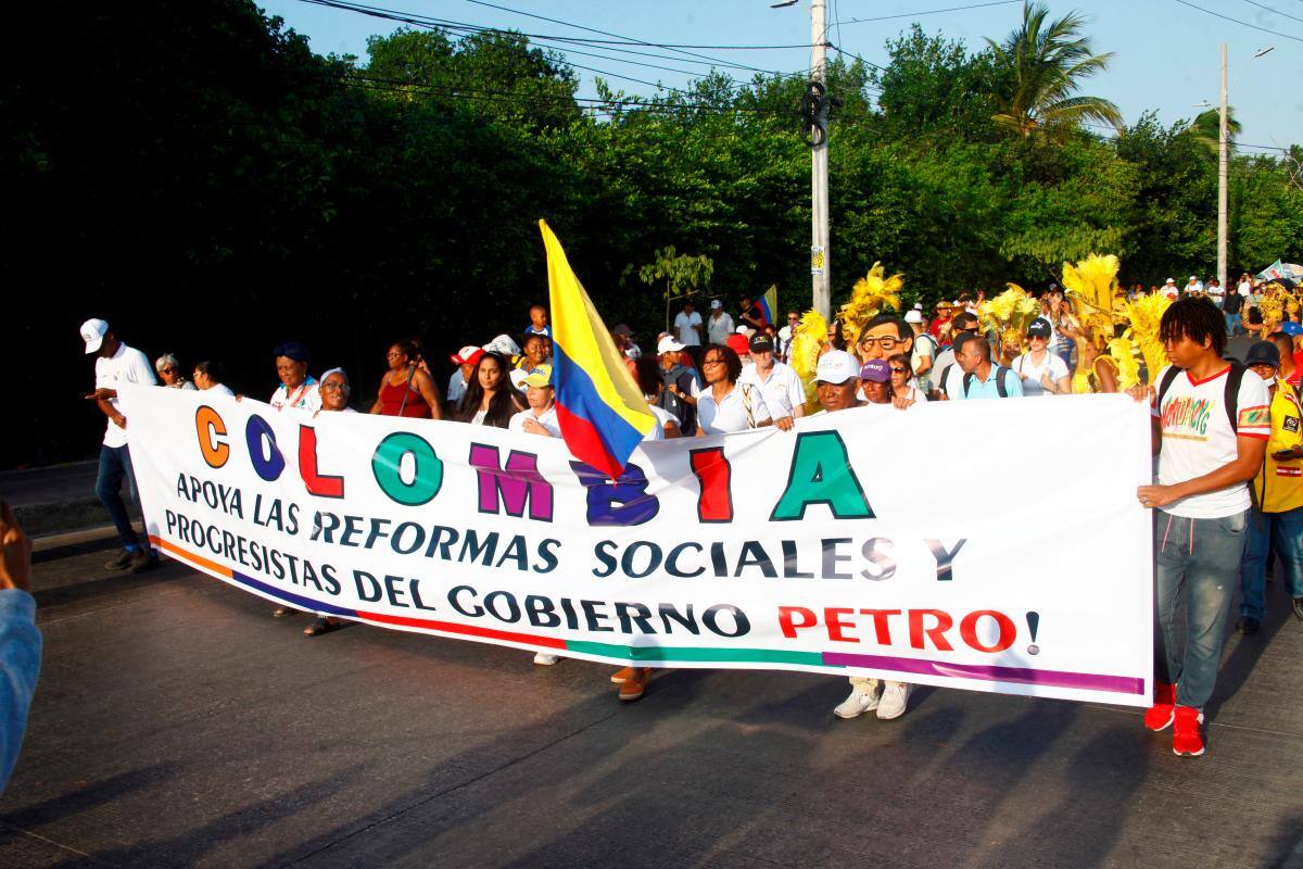 Marcha en favor de las reformas. // AROLDO MESTRE - EL UNIVERSAL.