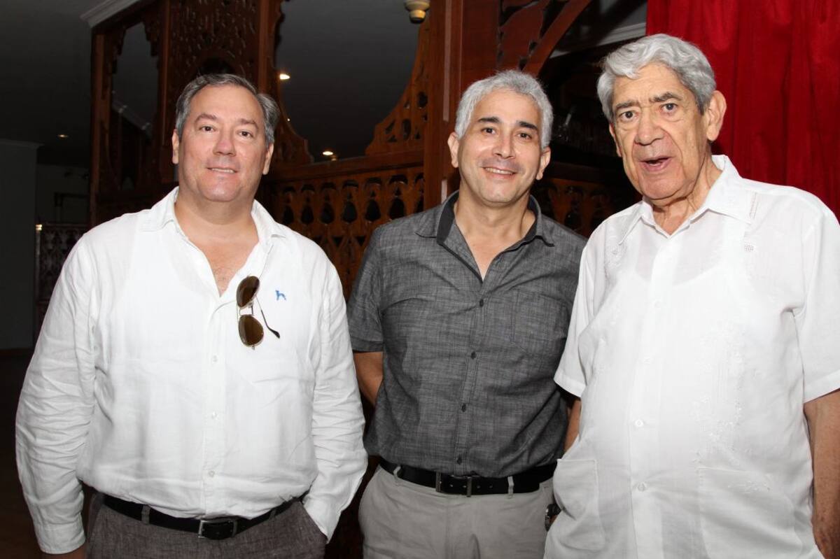 Eduardo Tovar, Jaime Bonet y Jaime Niño Diez.